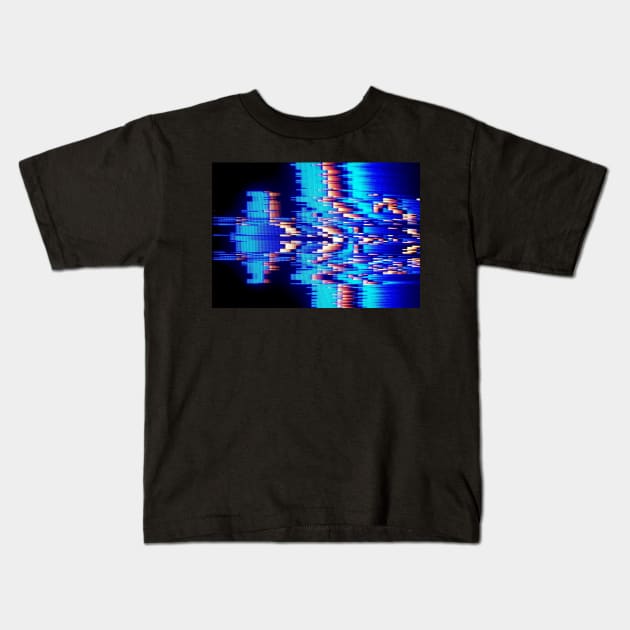 "GLITCHES" Kids T-Shirt by cinema.av